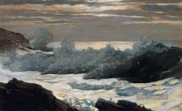 Marinemaler Malerei - frühen Morgen nach einem Sturm auf dem Meer Realismus Marinemaler Winslow Homer